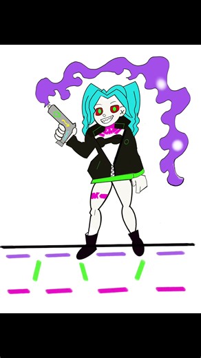 Drawing Rebecca from Cyberpunk Edgerunners