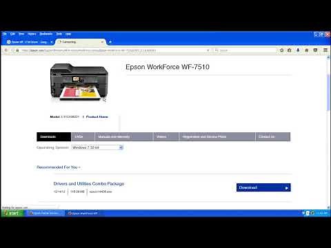 Epson WF 7710,Printer Driver Download
