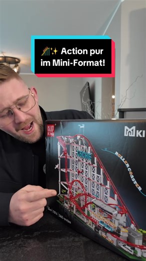 🎢✨ Action pur im Mini-Format! Die Mould King Loop Achterbahn bringt echten Freizeitpark-Vibe nach Hause – motorisiert, detailreich und mit 3646 Teilen ein echtes Bau-Highlight für Groß & Klein. #tiktokmademebuyit #newyearnewyou #tiktokshop #ValentinstagsDeals #bausteinspaß