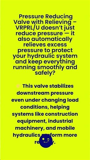 PRESSURE REDUCING VALVE WITH RELIEVING – VRPRL/U | HFD Hydraulic
