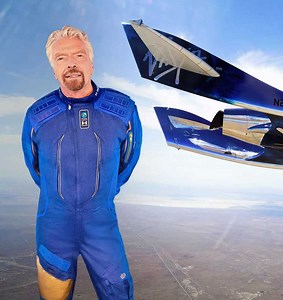 693K views · 3K reactions | Will Virgin Galactic's Richard Branson beat Jeff Bezos as the first billionaire in space? | CNET | Facebook