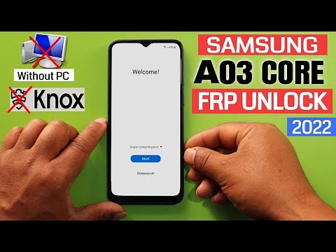 Samsung Galaxy A03 Core FRP Unlock Android 11 Bypass Google Account Lock | Without PC 2022 No ADB