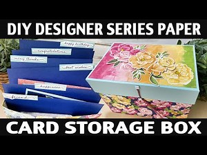 Stamping Jill - DIY Card Storage Box