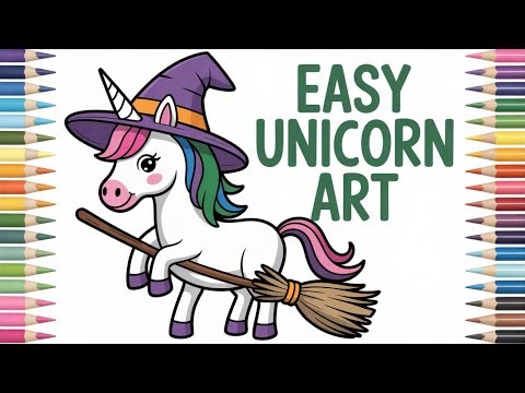 How to Draw a Rainbow Unicorn Step by Step!