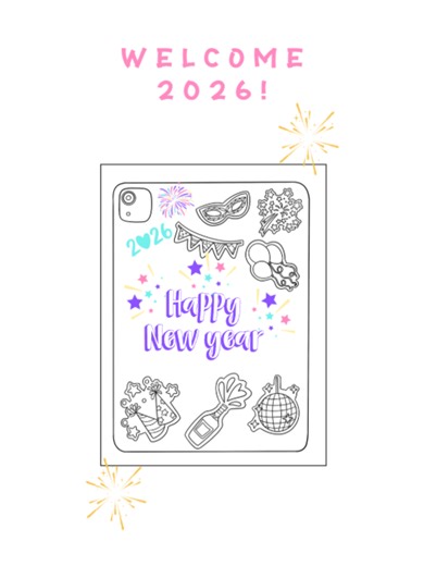 Happy New Year! ---coloring books available @ www.ellastevensondesigns.co.uk #Hello2026 #ShineBrightThisYear #SparkleAndShine #CreativeMoments #IntentionsAndDreams #EllaStevensonDesigns