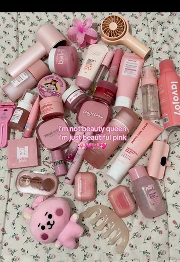 Explore Pink-Themed Skincare and Makeup Products