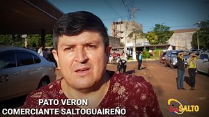 7.6K views · 361 reactions | CIERRE DE PUENTE EN SALTO DEL GUAIRÁ EL señor Rafael Pato Veron se sumó a la protesta contra las intervenciones arbitrarias desde Asunción | Info Salto | Facebook
