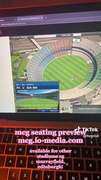 MCG Detailed Seating Preview for Taylor Swift's Eras Tour