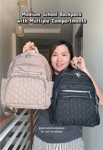 Versatile Medium Size Backpack for School and Work