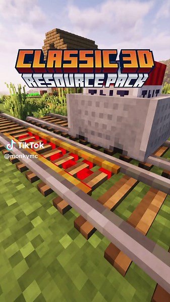 Download Classic 3D Resource Pack for Minecraft Bedrock