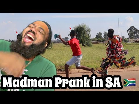 AMERICAN REACTS to MADMAN Prank COMPILATION IN SOUTH AFRICA 🇿🇦