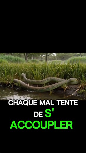 Le spectacle rare de la reproduction de l’anaconda la boule de serpents fascinante