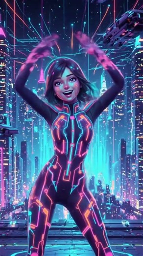 This AI Animation Tool Is Insane 🤯 | Robot Girl Dance | Future #robot #animation #cartoon #shorts