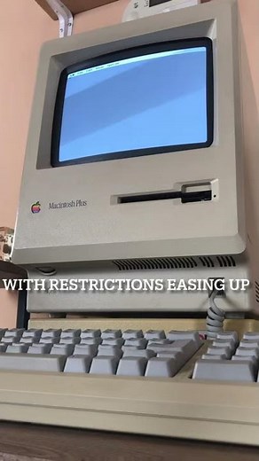 #Shorts Dot Matrix Printer, Old School Banner Making On A Vintage Mac #Retro