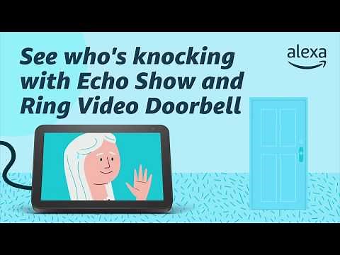 See Who’s at the Front Door with Echo Show and Ring Video Doorbell