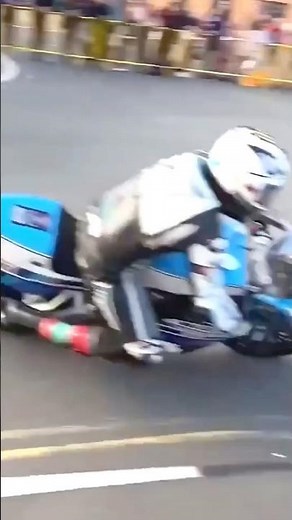 Full anchors. Rapid Downshifts. Michael Dunlop trying to stop a middle for Ramsey