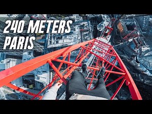 Climbing the TALLEST Crane in Paris *240 Meters*