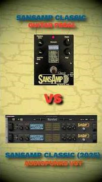 SANSAMP CLASSIC TECH21 (GUITAR PEDAL) VS SANSAMP CLASSIC AUDIOPUNKS (VST PLUGIN) - NIRVANA- RAPE ME