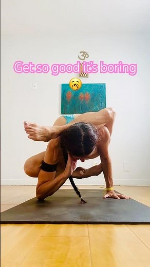 Mastering SUPER ADVANCED Yoga Poses 🧘‍♀️ Next Level Leg Behind Head Arm Balance