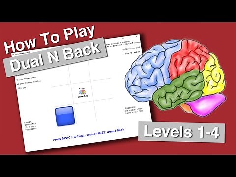 How To Play Levels 1-4 Of Dual N Back Brain Training Game
