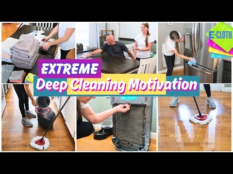 EXTREME DEEP CLEANING | JUST GET STARTED! #cleaningmotivation #deepcleaning #messyhousecleaning