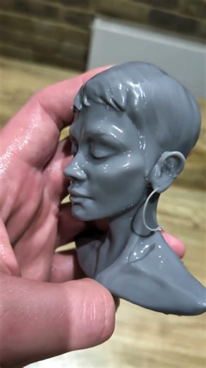 Watching my sculpt come to life with a 3D printer