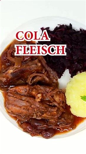 Colafleisch aus dem Backofen - macht auch eine große Runde satt! #shorts