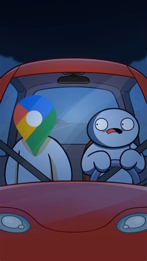 TheOdd1sOut on Instagram: "Google Maps 4 Happy Halloween! 🎃#cartoon #animation #funny #lol"