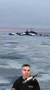 The Russian K-328 Leopard Akula-class nuclear-powered attack submarine spotted at sea.