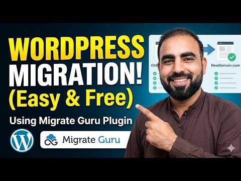How to Migrate WordPress Website Using Migration Guru Plugin (FREE & Easy 2026)