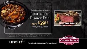61K views · 512 reactions | Simplify your life with Crock-Pot® slow cooker meals from Omaha Steaks. | Omaha Steaks | Facebook