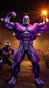 Venom vs Thanos vs Iron Man vs Captain America Body Building Challenge 2026 #Venom #Thanos #IronMan
