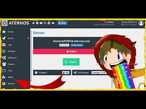 ATERNOS NUEVA ACTUALIZACIÓN | COMO PONER CUALQUIER MODS EN ATERNOS DE 1.6.4 A 1.12.2 MINECRAFT FORGE