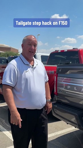 Ford F150 tailgate hack in 3 easy steps. #fordf150 #Ford #F150 #carhacks