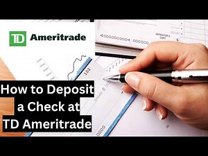 How To Deposit a Check at TD Ameritrade