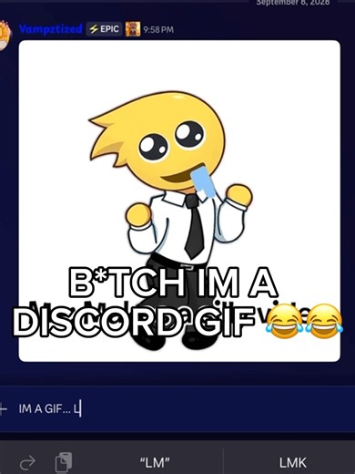 IM A DISCORD GIF?? LOL #meme #trend #animationmeme #funny #art #artist #oc #discord #verified