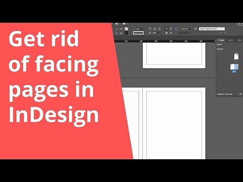 Get rid of facing pages in InDesign