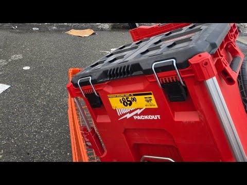 Milwaukee Packout Stackable Set Up! Got the bottom for $85! #homedepot #milwaukeepackout