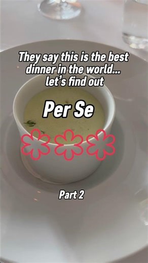 I’m starting to understand why Per Se has 3 Michelin Stars 👀