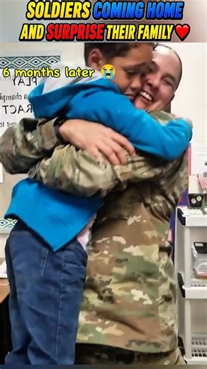 soldiers surprise homecoming #soldier #reunion #love #homecoming