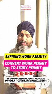 1.4K views · 36 reactions |  Stay Legal in Canada! The smartest way to keep your status? Convert your expiring work permit to a study permit!  Reach out to us for all the details and make the transition smooth and easy. #StudyPermit #StayInCanada #WorkPermitToStudyPermit #BramptonImmigration #YourCanadianDream | Brampton Immigration Consultancy | Facebook