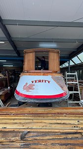 Restoring A 1906 Classic Boat: Verity Of Portobello 🍄✨ AND, she’s now electric too 🍃 We recently had the pleasure of restoring this 120 year old beavertail launch to its former Edwardian Craftsmanship glory. From all the tiny brass details to refined carpentry and an old engine box turned into a champagne cooler... There really is nothing like restoring a classic boat and blending both its history & tradition with modern technology 🤓🥂 It has been our absolute pleasure to restore @verityofpor