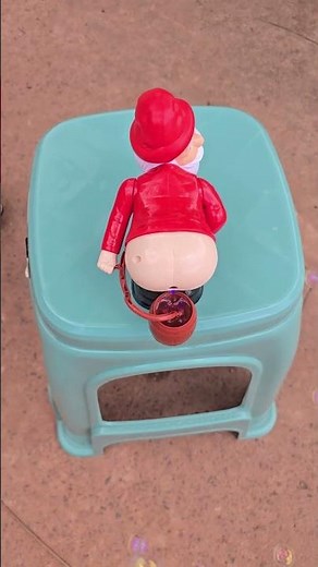 Funny Santa fart bubble machine