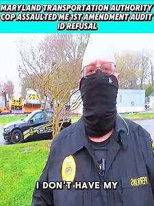 37K views · 1K reactions | Maryland Transportation Authority Cop Ass.aulted Me 1st Amendment Audit I.D Refusal | angel.baez.666 | Facebook
