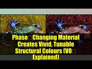 Phase‑Changing Material Creates Vivid, Tunable Structural Colours (VO₂ Explained)