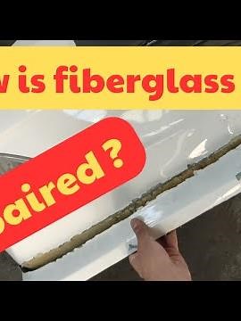 Bumper repair fiberglass. How to fiberglass repair.