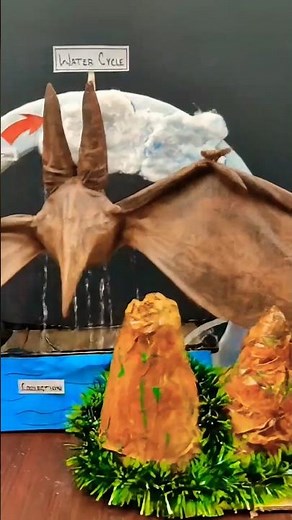 Amazing Water Cycle Working Model 🌧️💧 | Easy Science Project for School | DIY Rain Cycle #science