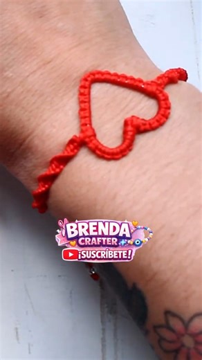 Transforma un clip📎 en este corazón macramé ❤️ 😍✨️ #craft #manualidades #valentinesday