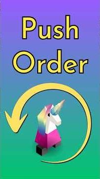 How does push order work in #polytopia?