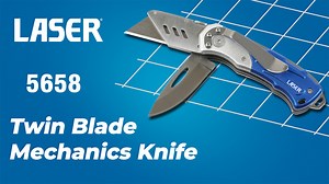 ⚠ Product Focus: Two tools in one. Stainless steel bladed knife, with quick change utility blade and folding knife blade, with locking function. Available to order now from your local Laser Tools stockist. (Part No. 5658). More details and prices on our website; http://toolc.uk/5658 #LaserTools #Tools #EDC #EveryDayCarry #PocketTool #PocketKnife #Mechanic #Technician #Tradesman #Hobbyists #DIY #Gardening #Automotivetools #Workshop | Laser Tools
